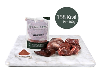 Minced Goat & Ground Bone with Lamb Heart & Liver 6 x 70g Pouches