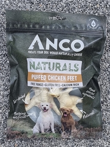 Anco Naturals Puffed Chicken Feet 80g