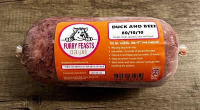 Deluxe Duck and Beef 80/10/10 500g